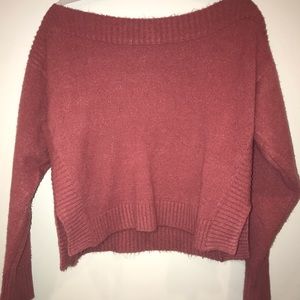 Mauve, simple and cute sweater